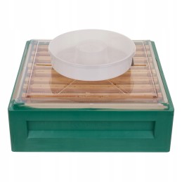 Higieninė lentyna su termometru, Wielkopolska, 10 rėmų, 1 skylė.