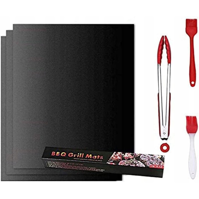 Grilio kilimėlių ir įrankių rinkinys