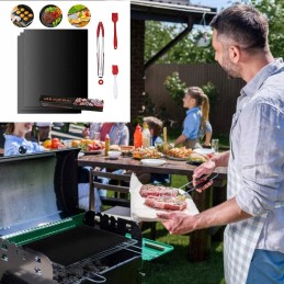 Grilio kilimėlių ir įrankių rinkinys