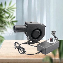 Tourist blower for lighting the bbq oven