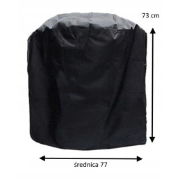 Apvalus grilio dangtis 73x77cm