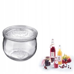 „Weck“ tulpių stiklainis 500 ml. ø 100 mm