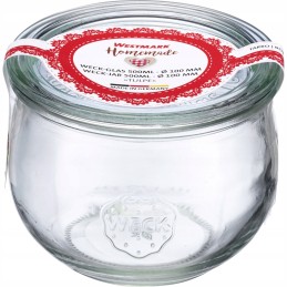 „Weck“ tulpių stiklainis 500 ml. ø 100 mm