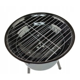 Apvalios anglies kepsninės 36 cm su dangteliu