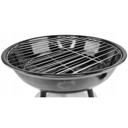 Apvalios anglies kepsninės 36 cm su dangteliu