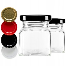 Kvadratinis stiklinis indas 120 ml