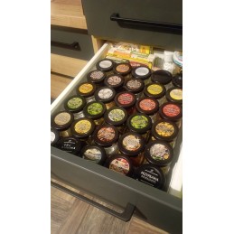 Kvadratinis stiklinis indas 120 ml