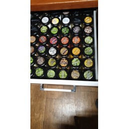 Kvadratinis stiklinis indas 120 ml