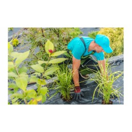 Nuo piktžolių agrowoven audinio nuo piktžolių UV storio juodos spalvos 3,2x5m