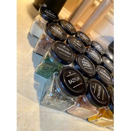 Kvadratinis stiklinis indas 120 ml