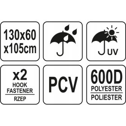 Grilio dangtis 130 x 60 x 105 cm