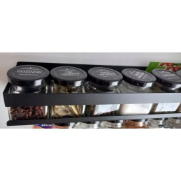 Kvadratinis stiklinis indas 120 ml