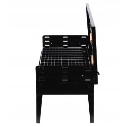 Sulankstomas anglinis sodo turistinis grilis + mentelė ir šakutė