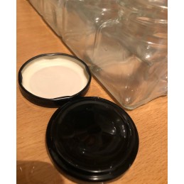 Kvadratinis stiklinis indas 120 ml