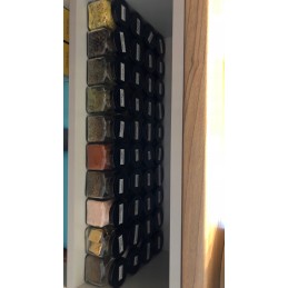 Kvadratinis stiklinis indas 120 ml