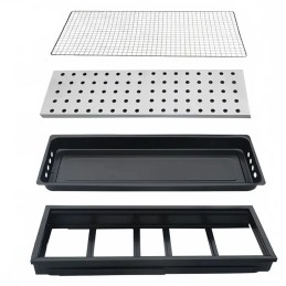 Turistinis anglies grilis, sulankstomas nešiojamas sodas, didelis kempingas