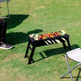 Turistinis anglies grilis, sulankstomas nešiojamas sodas, didelis kempingas