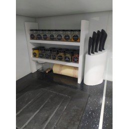 Kvadratinis stiklinis indas 120 ml