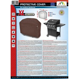 Apsauginis užvalkalas griliui, XL dydžio trapecija