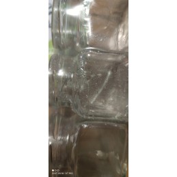 Kvadratinis stiklinis indas 120 ml