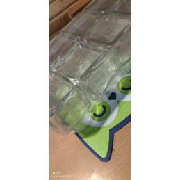 Kvadratinis stiklinis indas 120 ml