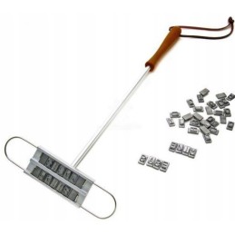 Lygintuvas ant grotelių keptos mėsos žymėjimui – dovana grilio entuziastui