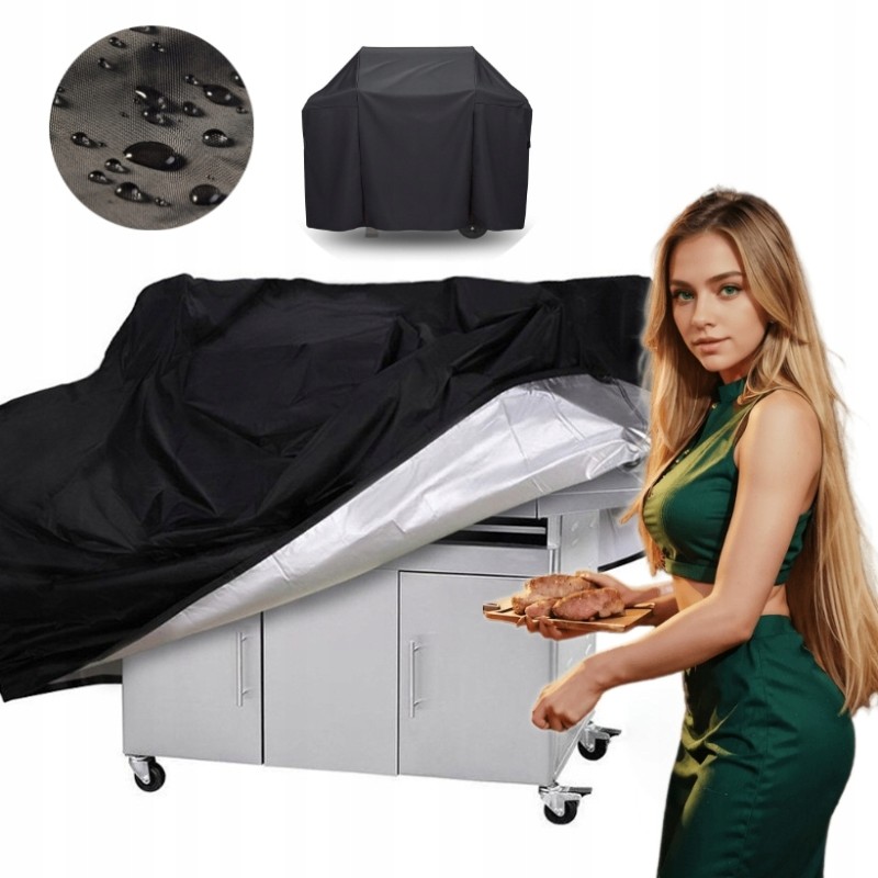 Grilio dangtis XXL brezentinis dangtis atsparus vandeniui stiprus atsparus