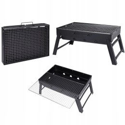 Sulankstomos turistinės anglies kepsninės 43x29cm