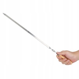 6 x laužo lazdos, nerūdijančio plieno lazdos, 55 cm