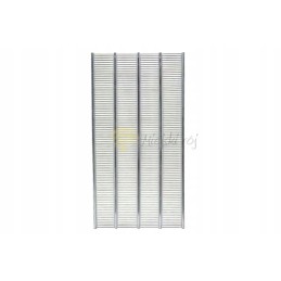 Varšuvos standartinės horizontalios metalinės pertvaros grotelės