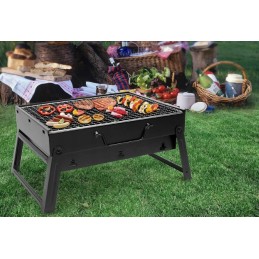 ⭐Turistinė anglių kepsninė, sulankstyta nešiojamame kempingo lagamine⭐