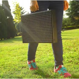 ⭐Turistinė anglių kepsninė, sulankstyta nešiojamame kempingo lagamine⭐