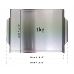 Nerūdijančio plieno grilio padėklas, mėsainių grotelės, daugkartinio naudojimo padėklas, 1kg