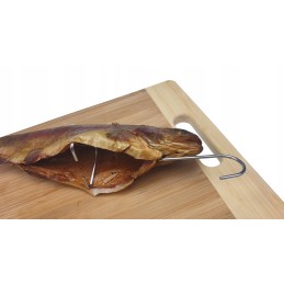 H 322 m trigubi kabliukai žuviai rūkyti, 10 vnt, inox