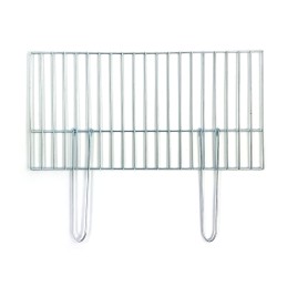 Chromuotos grilio konstrukcijos grotelės 60x30 - sulankstomos rankenos