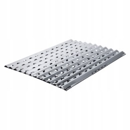 Perforuotas padėklas su grilio žnyplėmis