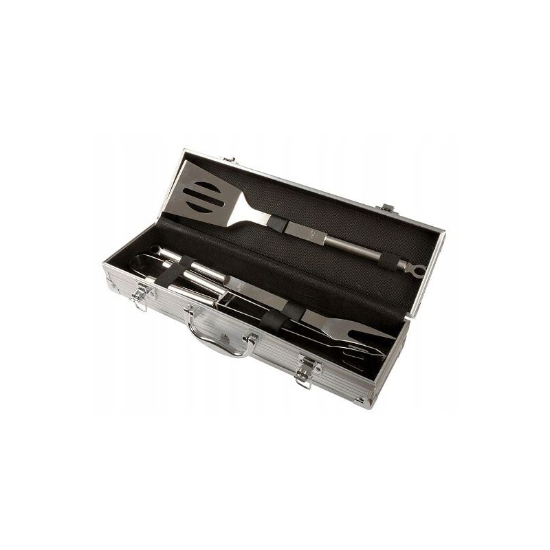 Pagrindinis grilio ir vakarėlių grilio priedų rinkinys aliuminio dėklas (mg111)