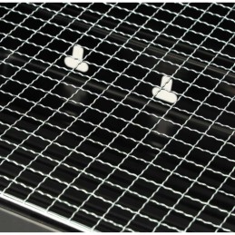 Nešiojama anglis turistinė kepsninė, sulankstoma į lengvą stovyklavimo lagaminą