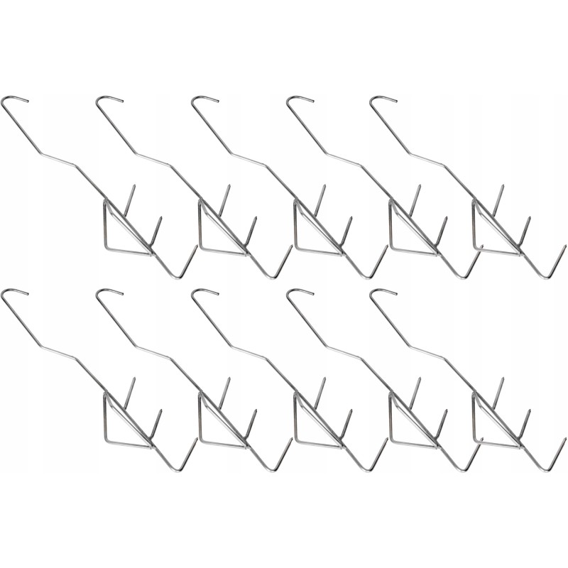 Trigubi žuvies rūkymo kabliukai su barstytuvu - 10 vnt