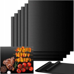 Tefloniniai padėklai Girlla Grilio kilimėliai, skirti kepimui orkaitėje, 12 vnt