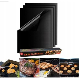 Tefloniniai padėklai Girlla Grilio kilimėliai, skirti kepimui orkaitėje, 12 vnt