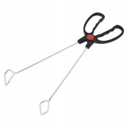 Perforuotas padėklas su grilio žnyplėmis