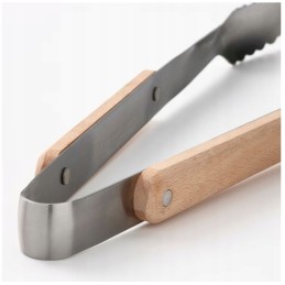 Ikea 3 dalių grilio rinkinys, buko masyvo rankena