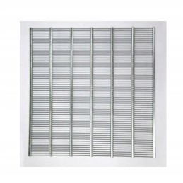 Horizontalus metalinis pertvarų tinklelis Didžiajai Lenkijai - 390x390mm