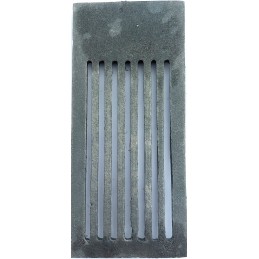 Ketaus grotelės Grudziadz krosnelei, 34x15, 5cm