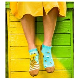 Linksmos kojinės bičių medaus dovana 35-38