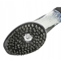 Plieninis šepetys, skysta poveržlė viryklės grotelėms kepti