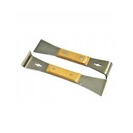 Bitininkystės kaltas nerūdijančio plieno rėme.