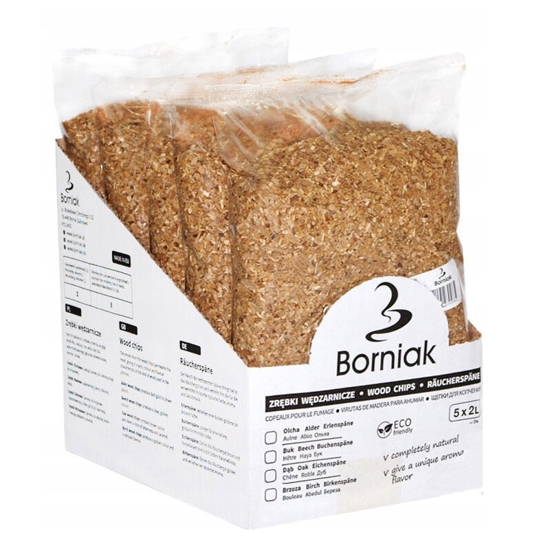 Borniak rūkymo traškučiai 10 l - obelis