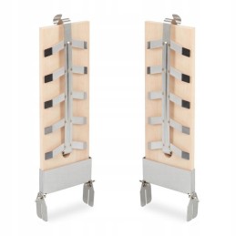 Daugkartinės liepsnos lentos, buko mediena, 2 vnt